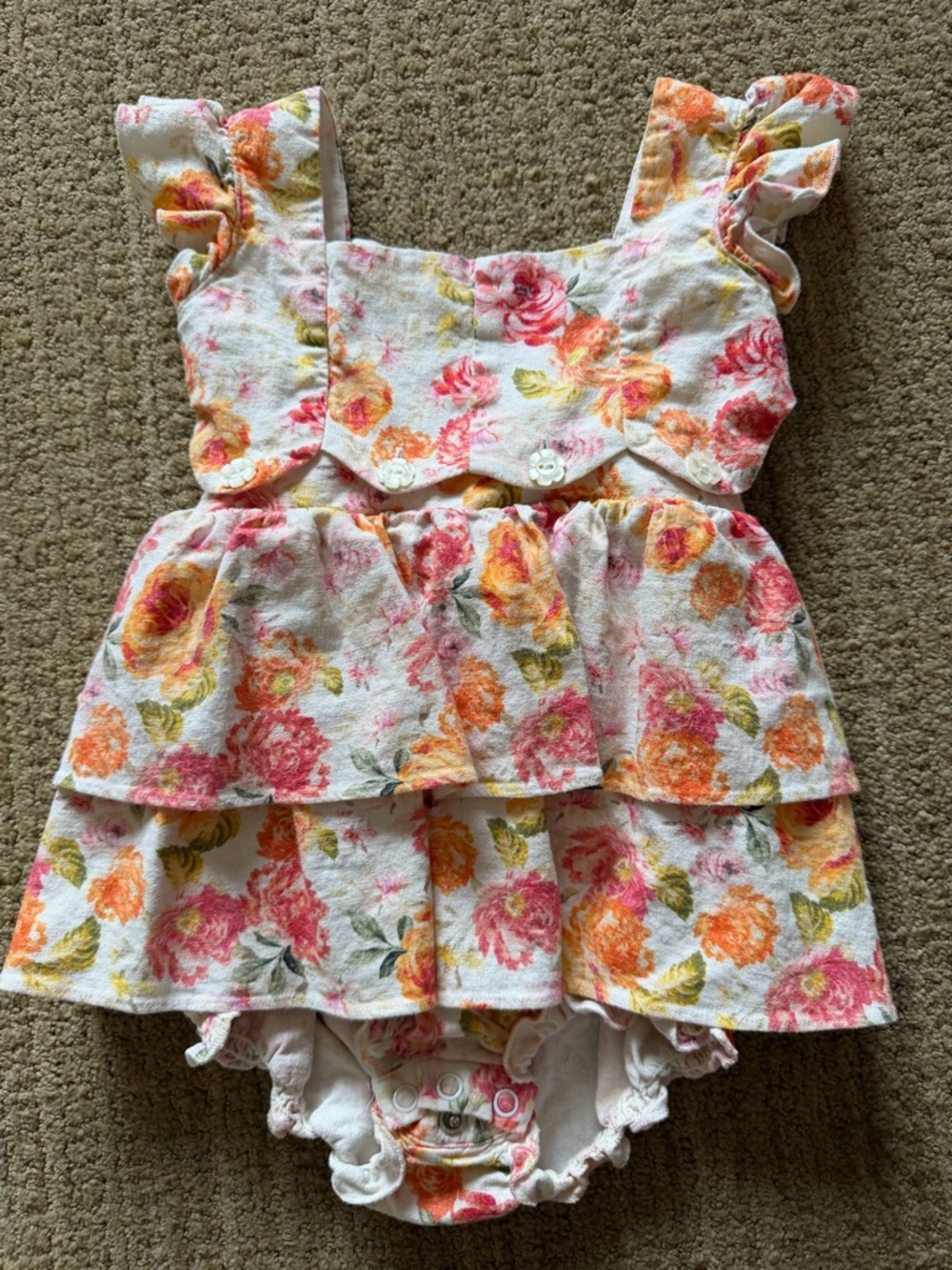 Lil Lemons Peony Dress